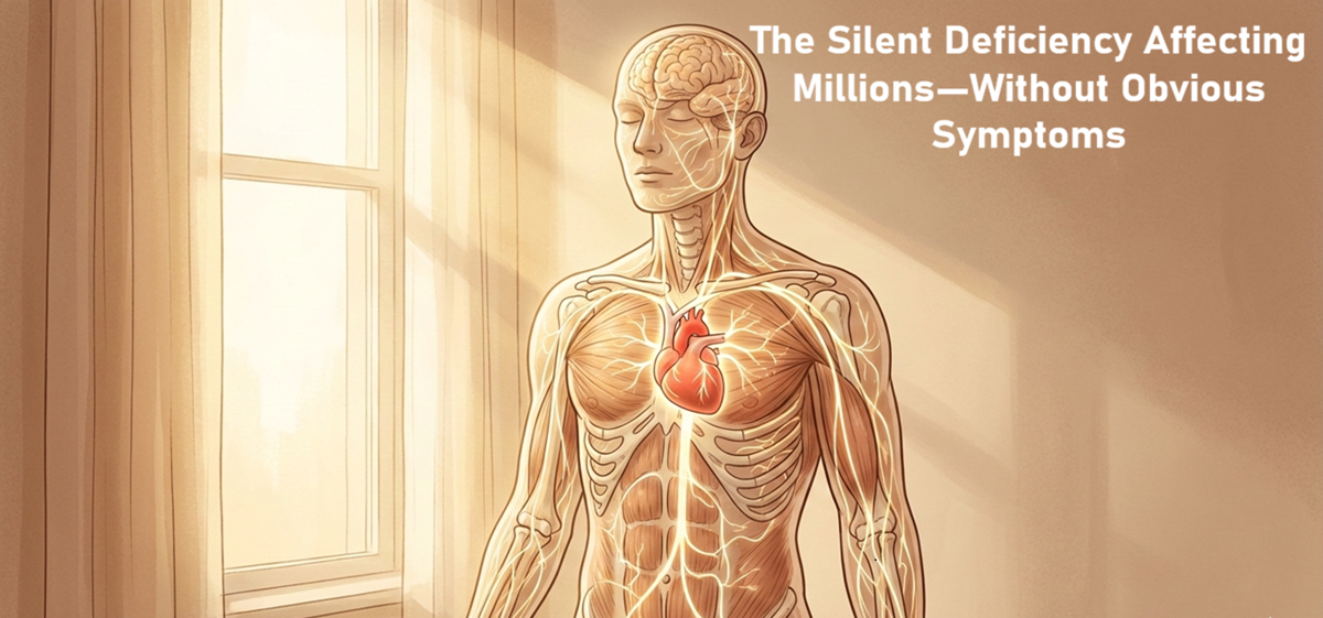 Vitamin D acting as a hormone in the human body supporting immunity, bones, muscles, and heart health